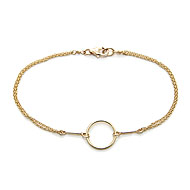 karma bracelet gold dipped
