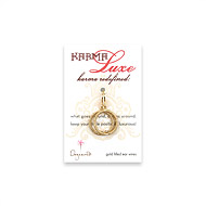 small karma luxe gold dipped single bead wire wrapped earrings