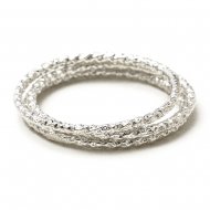 karma sparkle rings: sterling silver