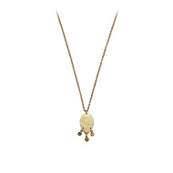 eat pray love three wishes gold dipped lotus petal multi gem reminder