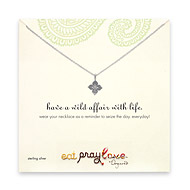 eat pray love have a wild affair with life in sterling silver reminder necklace