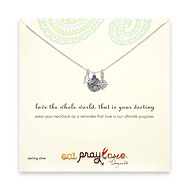 eat pray love sterling silver travel charms necklace