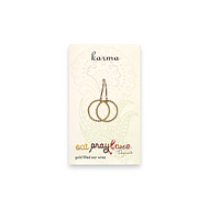 eat pray love gold dipped beaded karma earrings