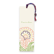 eat pray love I am in silence bookmark