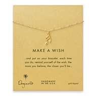 make a wish double note gold dipped reminder bracelet