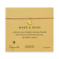 make a wish bracelet with gold dipped horse on tobacco
