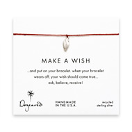 make a wish bracelet with sterling silver arrowhead on red