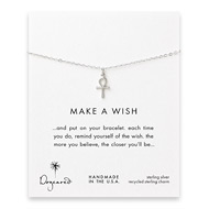 make a wish ankh sterling silver reminder bracelet
