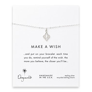 make a wish open fleur de lis sterling silver reminder bracelet