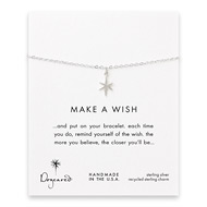 make a wish bright star sterling silver reminder bracelet
