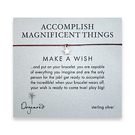 accomplish magnificent things make a wish bracelet with sterling silver lucky star on maroon irish l