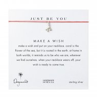 just be you coral branch necklace on coral, sterling silver
