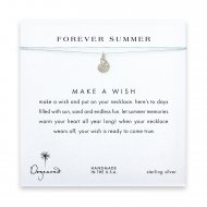 forever summer nautilus shell necklace on mint, sterling silver