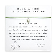blow a kiss to mother nature make a wish with sterling silver acorn on emerald