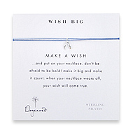 wish big make a wish necklace with sterling silver wishbone on royal