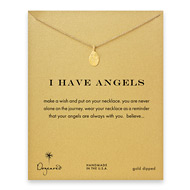 I have angels angel necklace, gold dipped