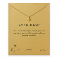 soar high thunderbird necklace, gold dipped