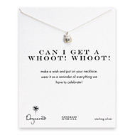 can I get a whoot! whoot! owl necklace, sterling silver