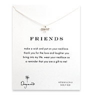 friends dragonfly necklace, sterling silver