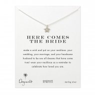 here comes the bride cherry blossom necklace, sterling silver