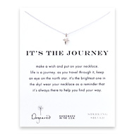 it's the journey north star necklace, sterling silver