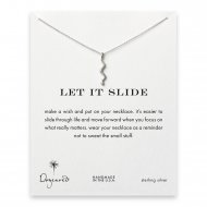 let it slide serpent necklace, sterling silver
