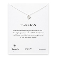 passion perfect heart necklace, sterling silver