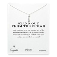 stand out from the crowd giraffe necklace, sterling silver