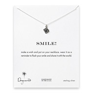 smile! camera necklace, sterling silver