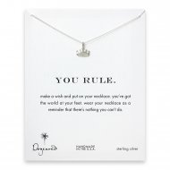 you rule crown necklace, sterling silver