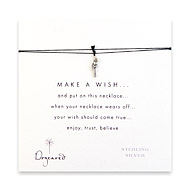 make a wish necklace with sterling silver parrot on evergreen