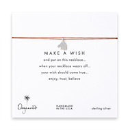 make a wish necklace with sterling silver horse on tobacco