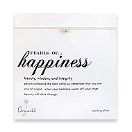 pearls of happiness on creme silk thread