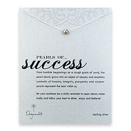 pearls of success sterling silver necklace with gray pearl