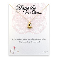 gold dipped happily ever after necklace