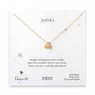 3 wishes circles necklace - gold, rose gold, sterling silver
