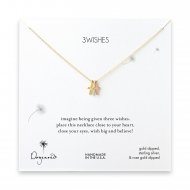 3 wishes crosses necklace - gold, rose gold, sterling silver