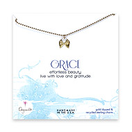 grace necklace gold dipped