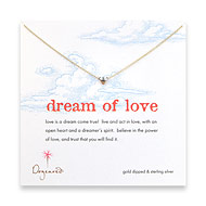 dream of love gold dipped necklace