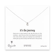 it's the journey necklace, sterling silver
