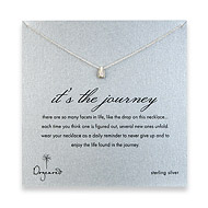 it's the journey sterling silver necklace