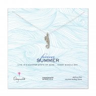 forever summer enchanted seahorse necklace, sterling silver
