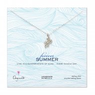 forever summer octopus necklace, sterling silver