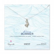 forever summer pretty mermaid necklace, sterling silver