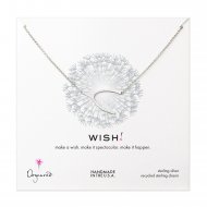 big soldered wishbone necklace, sterling silver