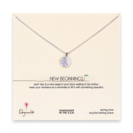 new beginnings wheat sterling silver necklace