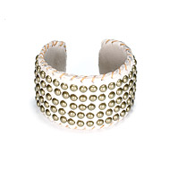 100 good wishes studded creme cuff