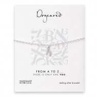 open h bracelet, sterling silver