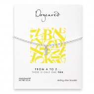 open i bracelet, sterling silver