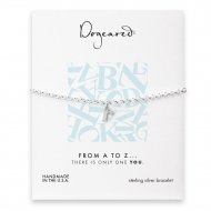 open r bracelet, sterling silver